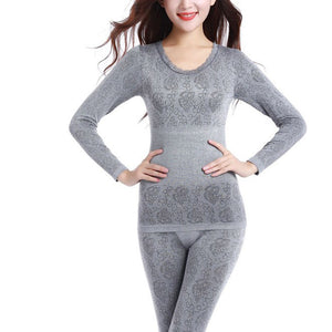 2019 Sexy Women Ladies Winter Warm Top + Leggings Pant Shaping Thermal Underwear