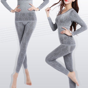 2019 Sexy Women Ladies Winter Warm Top + Leggings Pant Shaping Thermal Underwear